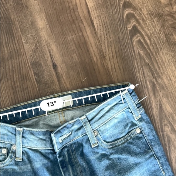 Acne dark wash low rise skinny jeans - Picture 4 of 6